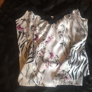 White House Black Market spaghetti strap top Sz L
